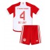 Billige Bayern Munich Matthijs de Ligt #4 Børnetøj Hjemmebanetrøje til baby 2023-24 Kortærmet (+ korte bukser)